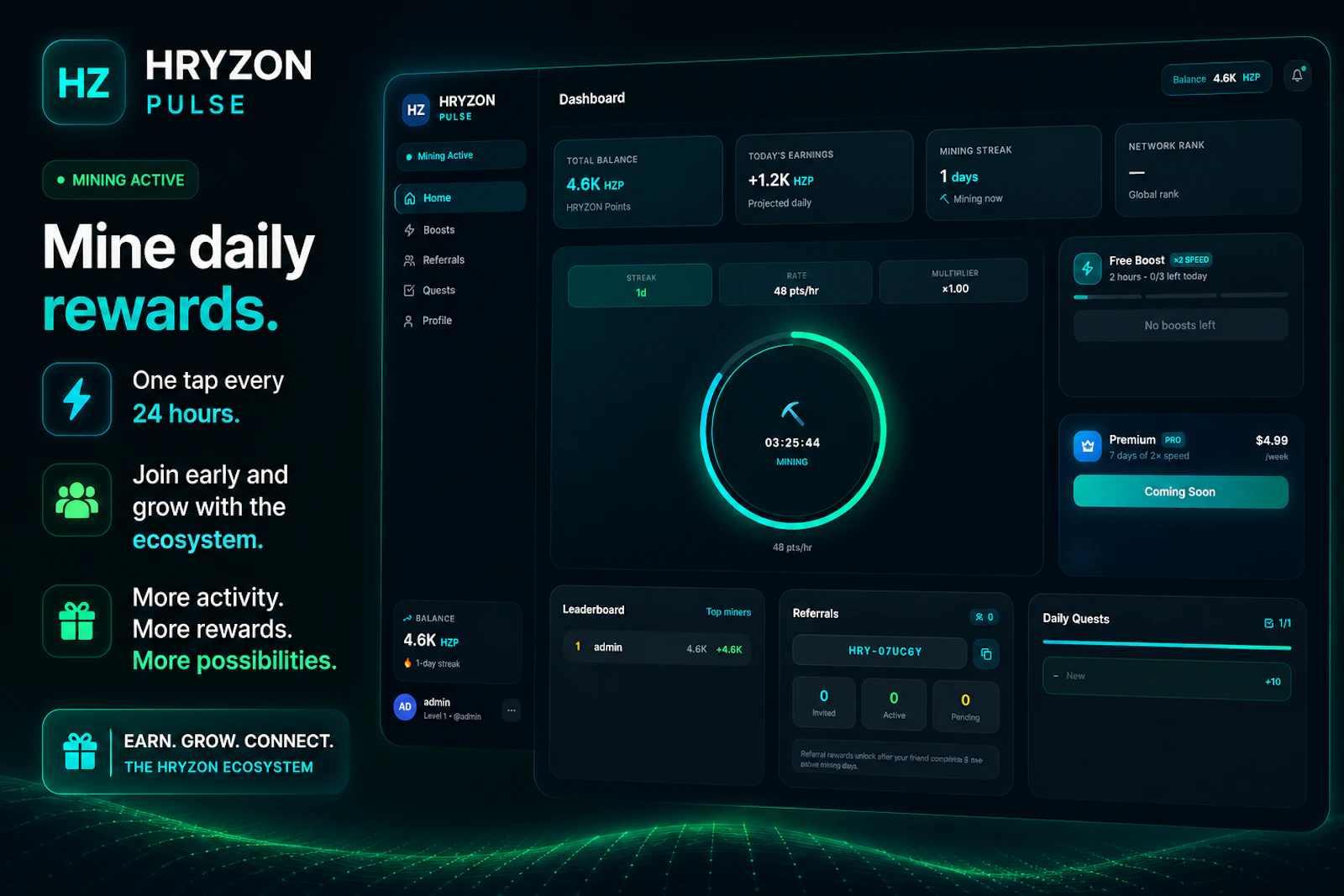 HRYZON Ecosystem screenshot 4