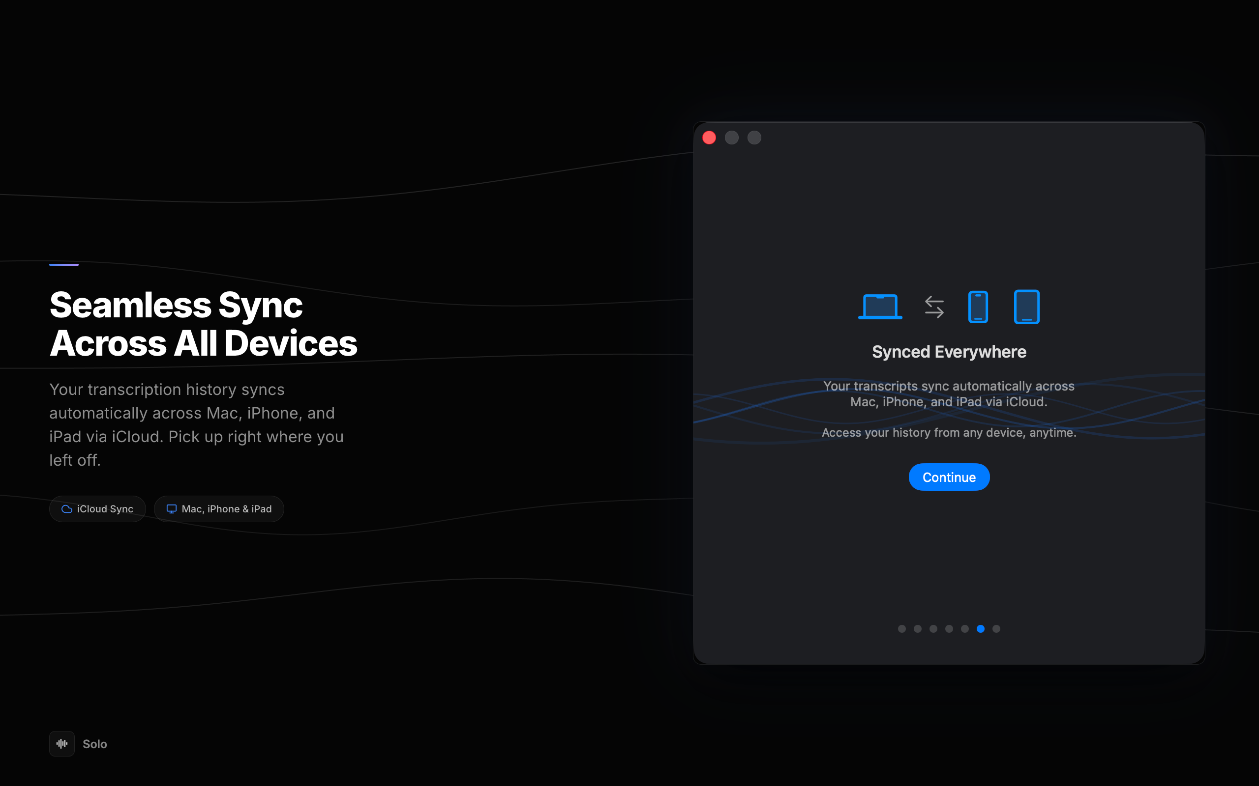 Solo Voice - Screenshot 4 showing product features and functionality