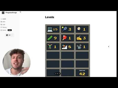 startuptile ProgressForge-Gamified skill tracker based on classic RPG leveling systems