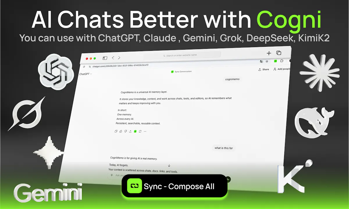 CogniMemo Extension