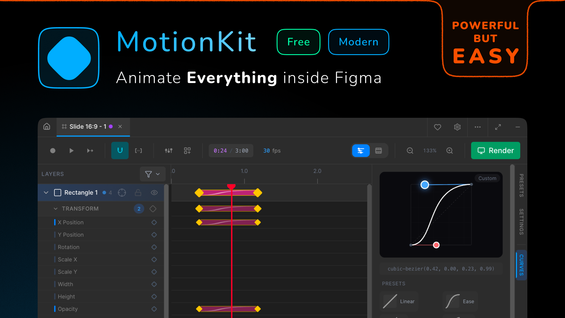 MotionKit - Main product screenshot demonstrating key features and user interface