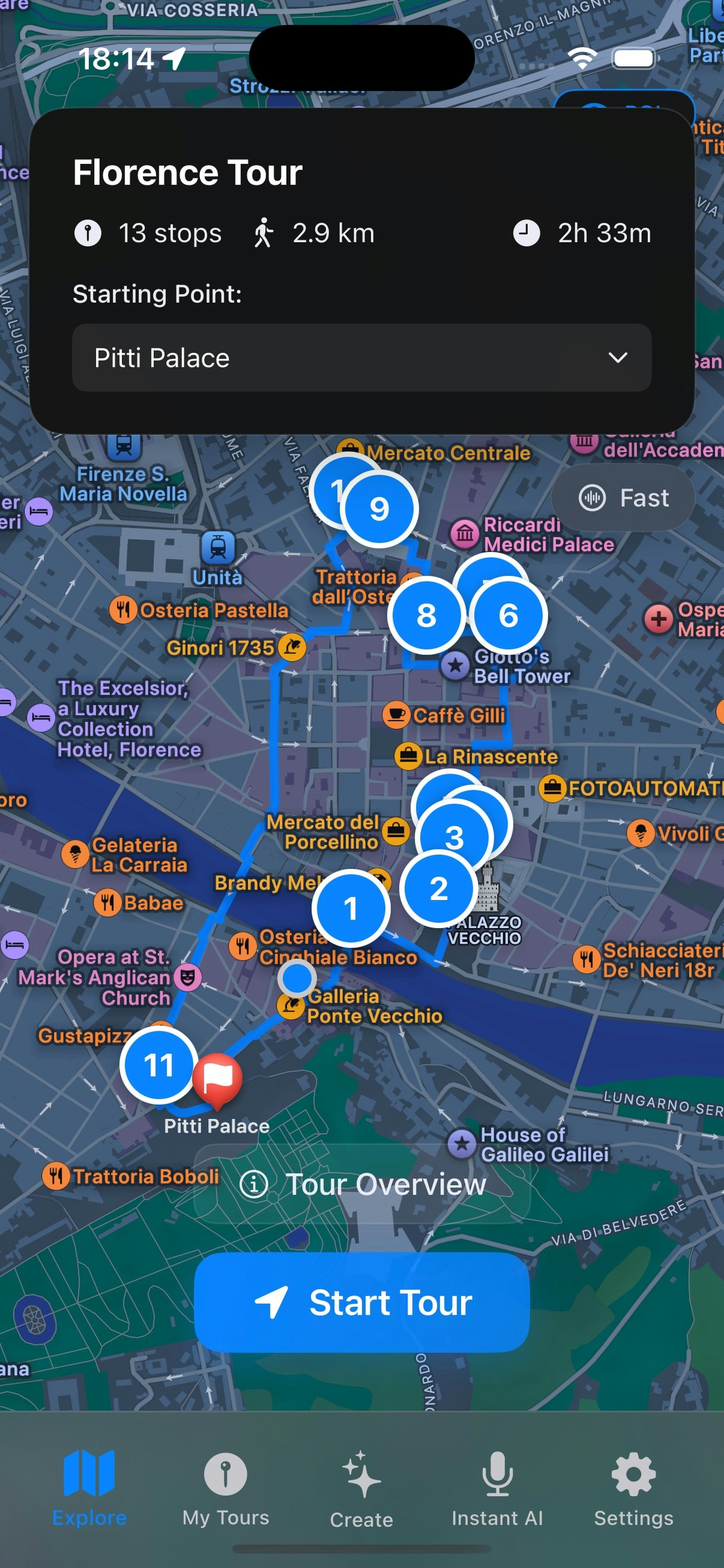 AI-Tourguide - Kişiselleştirilmiş turunuz herhangi bir şehir, herhangi bir tema, her zaman medya 3