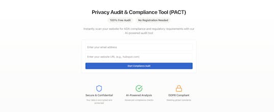 PACT | Privacy Audit & Compliance Tool gallery image