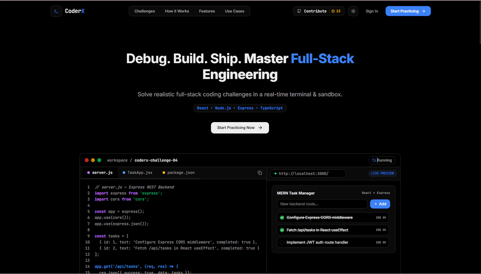 CoderX screenshot 2