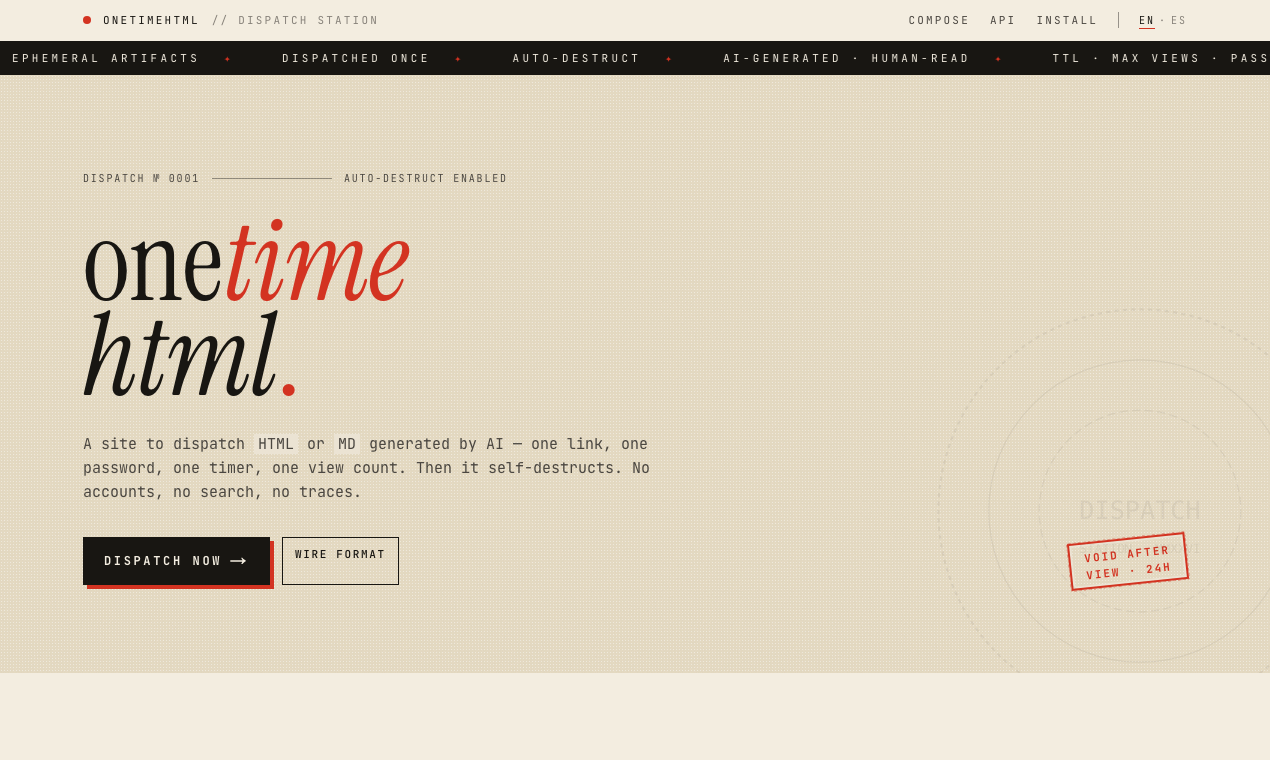 onetimehtml gallery image