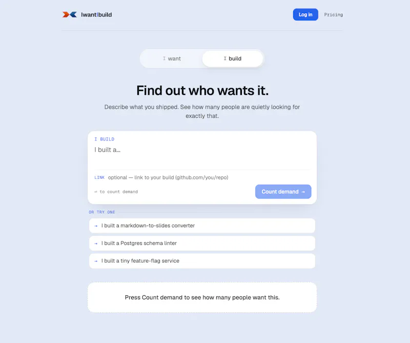 IwantIbuild screenshot 2