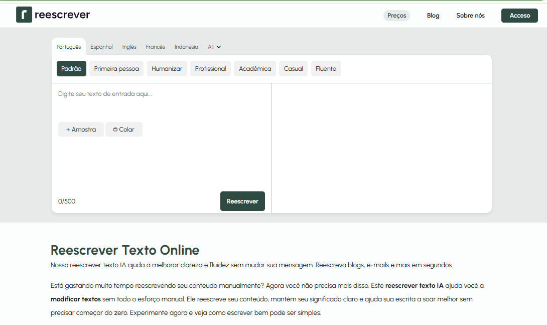 Reescrever Texto media 2