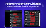 Follower Insights for LinkedIn image