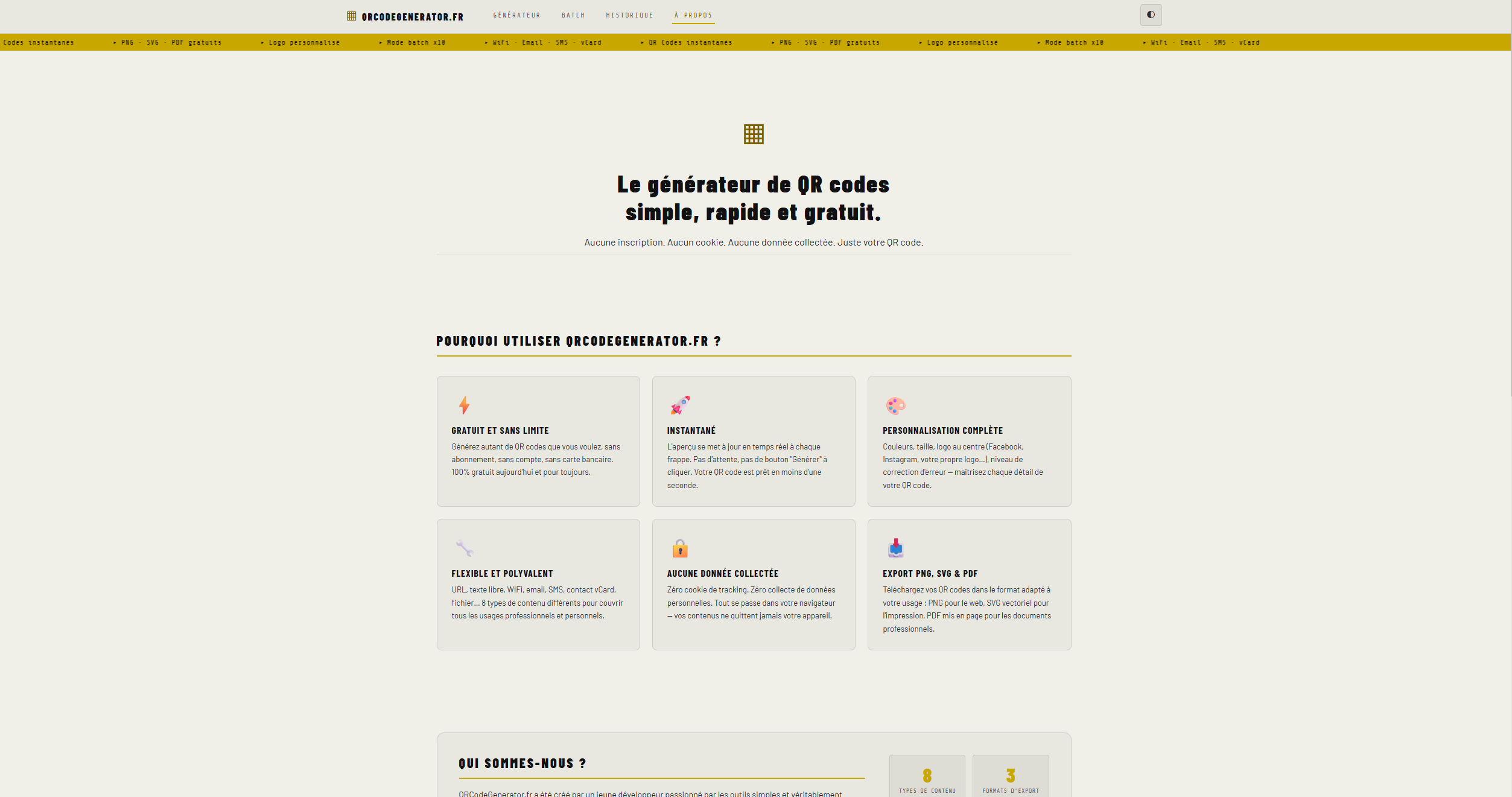 QR Code Generator — qrcodegenerator.fr gallery image