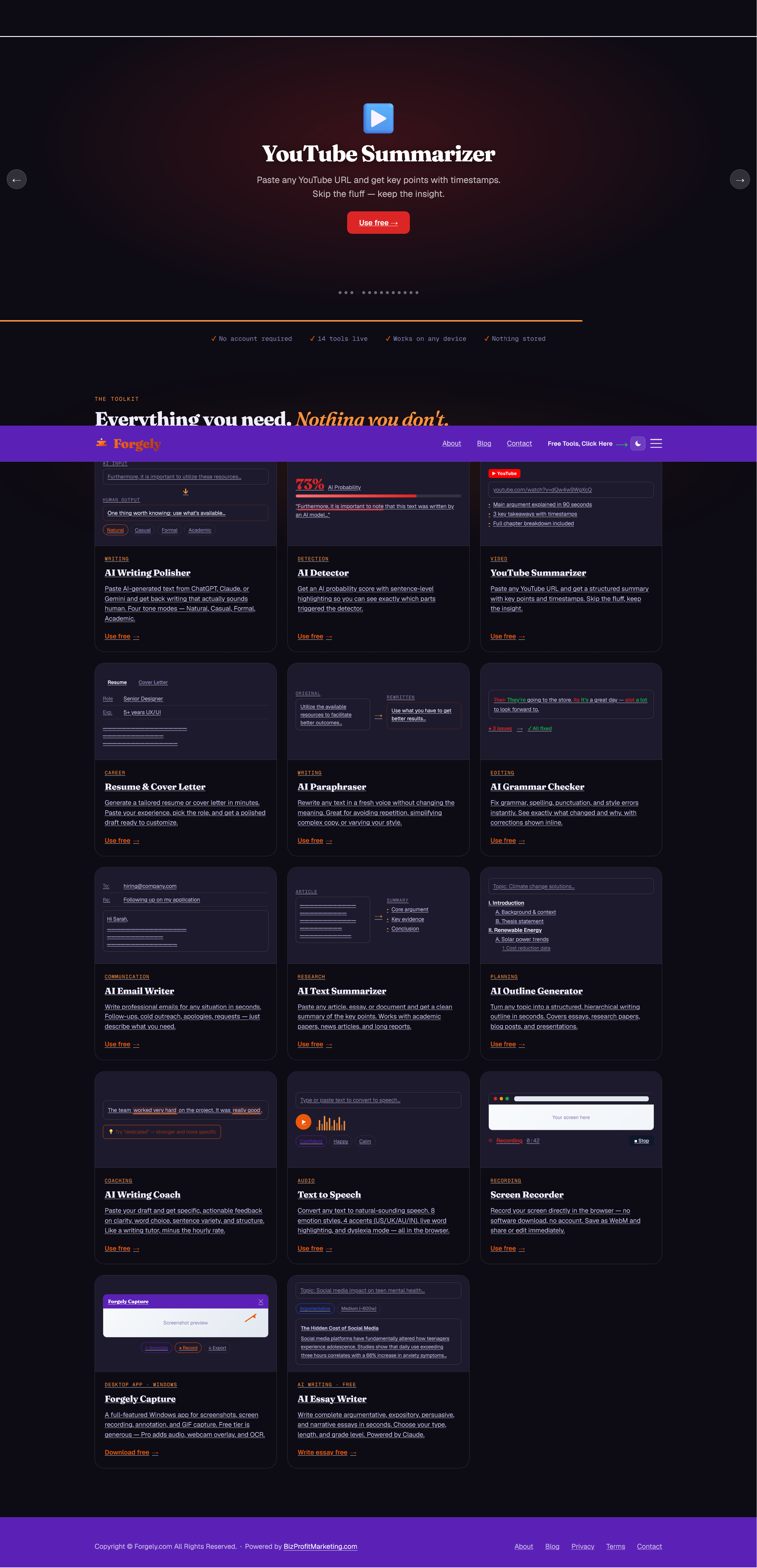 Forgely Free AI Tools gallery image