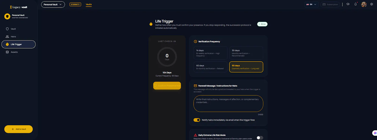 Legacy Vault screenshot 6