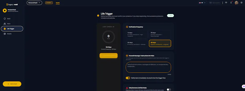 Legacy Vault screenshot 6