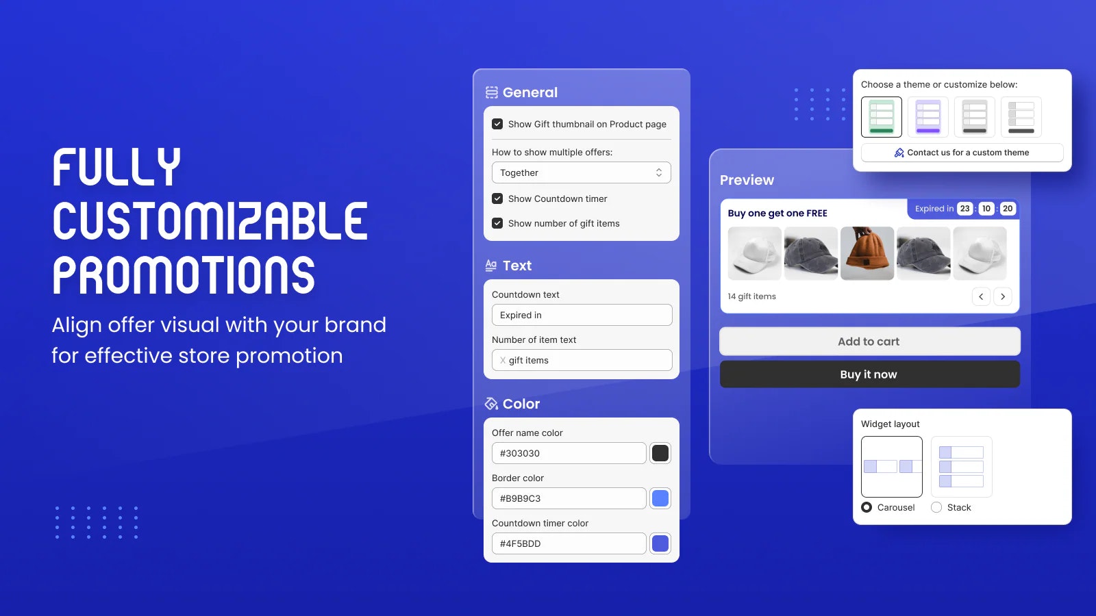 Bogos Shopify App Promotion - App Shopify per creare regalo, pacchetto, upsell e sconti gratuiti media 9