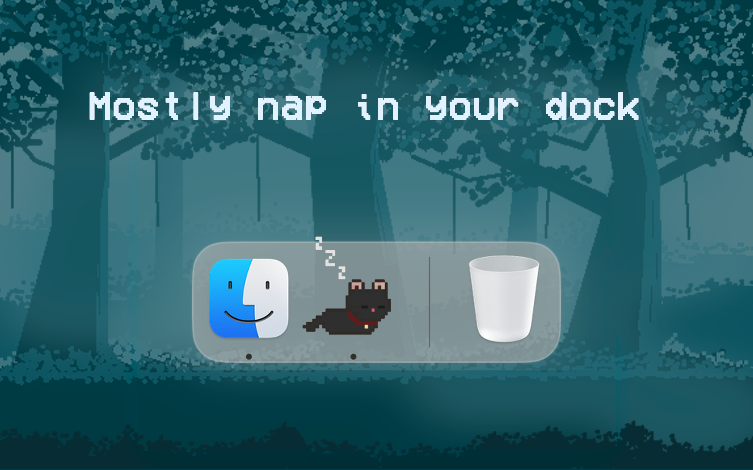Dockitty - MacOS Dock을위한 작은 디지털 고양이 미디어 2