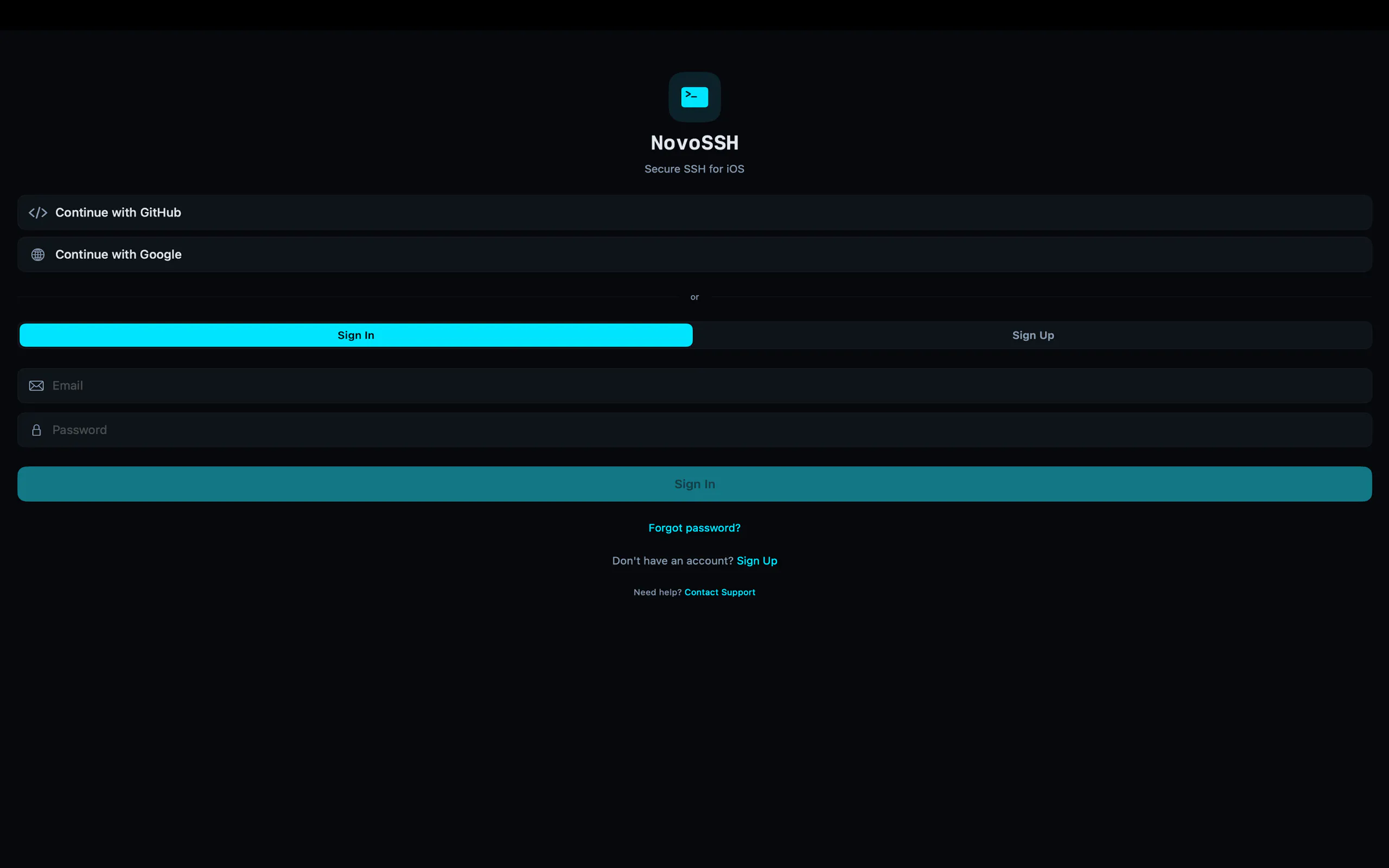 NovoSSH gallery image