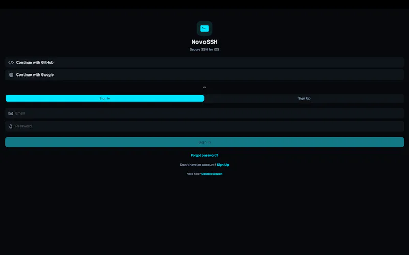 NovoSSH screenshot 6