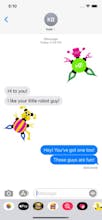 Fun Animated Robots Stickers gallery image