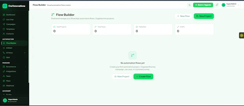 Owl Innovations WhatsApp API screenshot 5