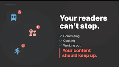 PUBVOICE | Turn Readers into Listeners gallery image