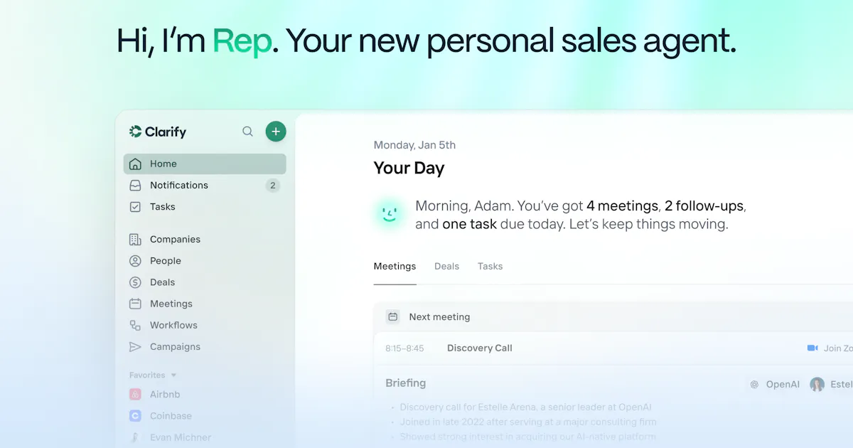 Rep by Clarify
