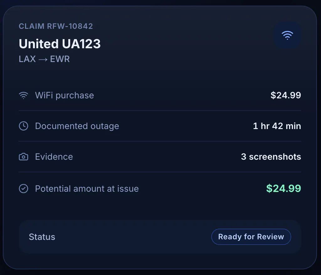 RefundFlightWiFi gallery image