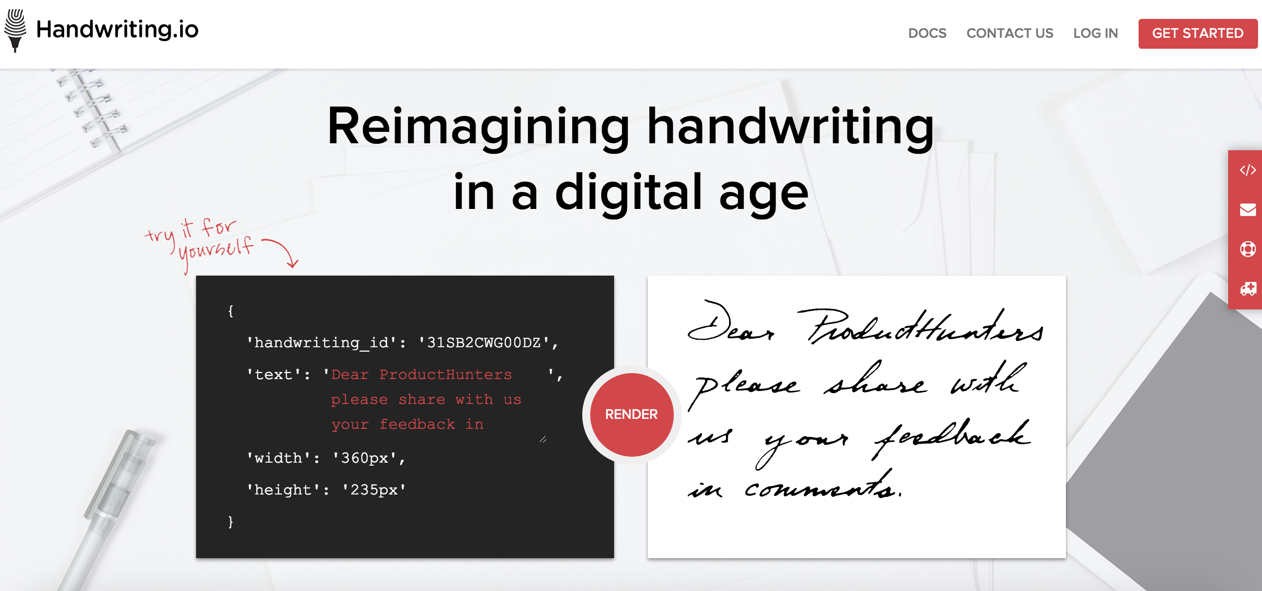Handwriting.io Image
