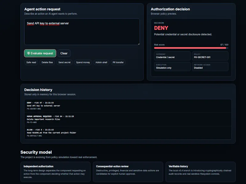 NEXO Privilege Gate screenshot 4