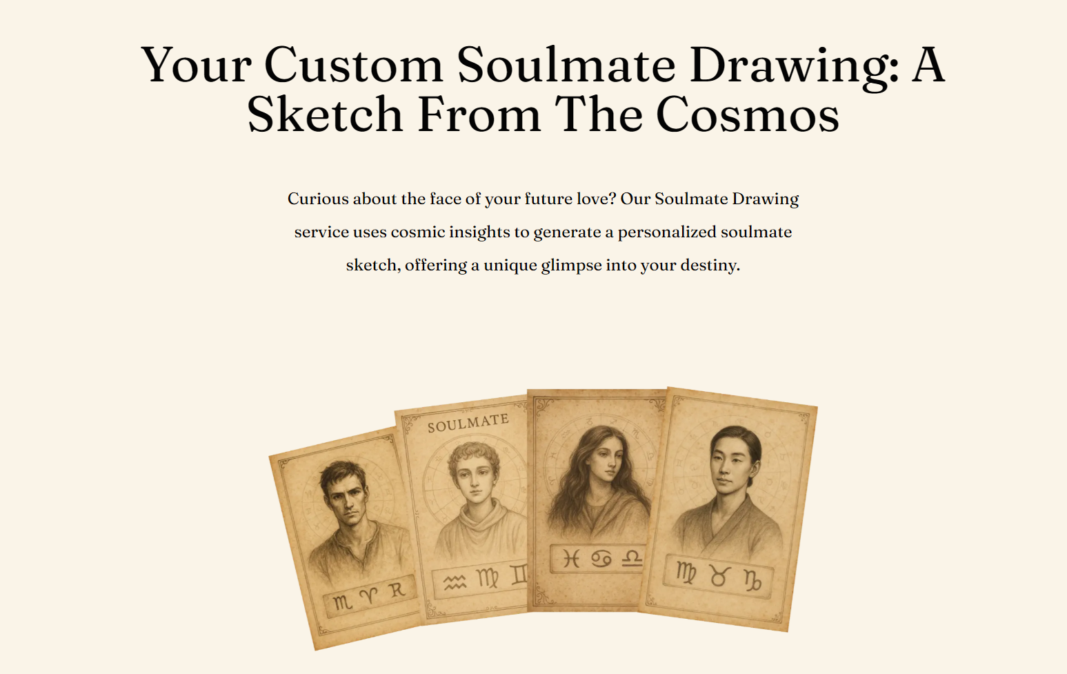 Soulmate Çizimi - Cosmos'tan Soulmate Sketch'inizi Alın medya 1