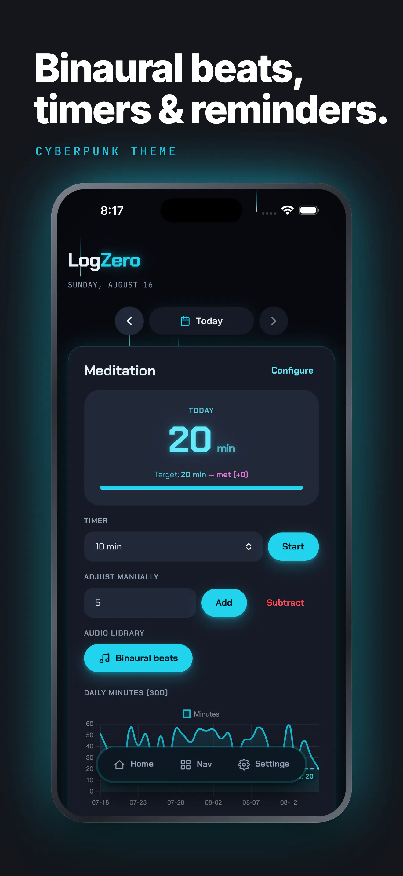 LogZero: Private Life Tracker gallery image