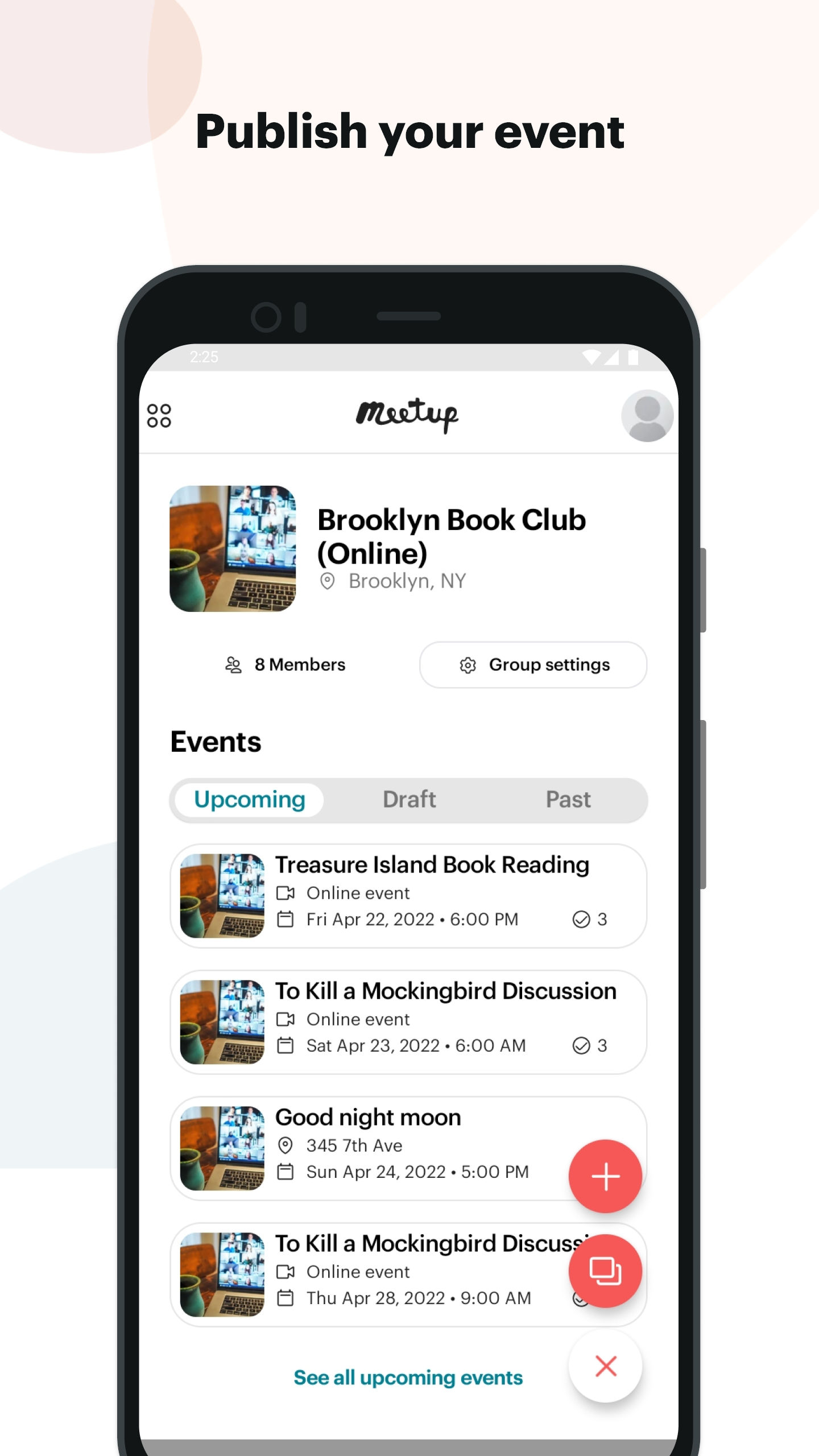 Media Meetup untuk penganjur - Pengurusan Acara & banyak lagi untuk iOS dan Android 8