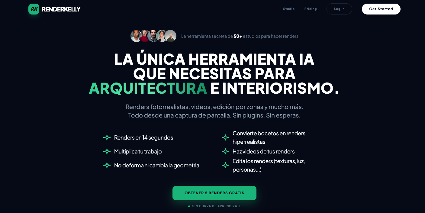 RenderKelly - Main product screenshot demonstrating key features and user interface