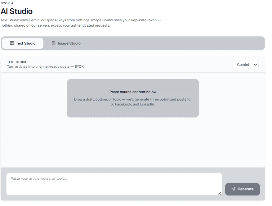 Snyho: AI Content Command Center screenshot 3