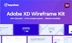 heywires | Adobe XD Wireframe Kit image