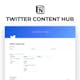Twitter Content Hub Notion Dashboard