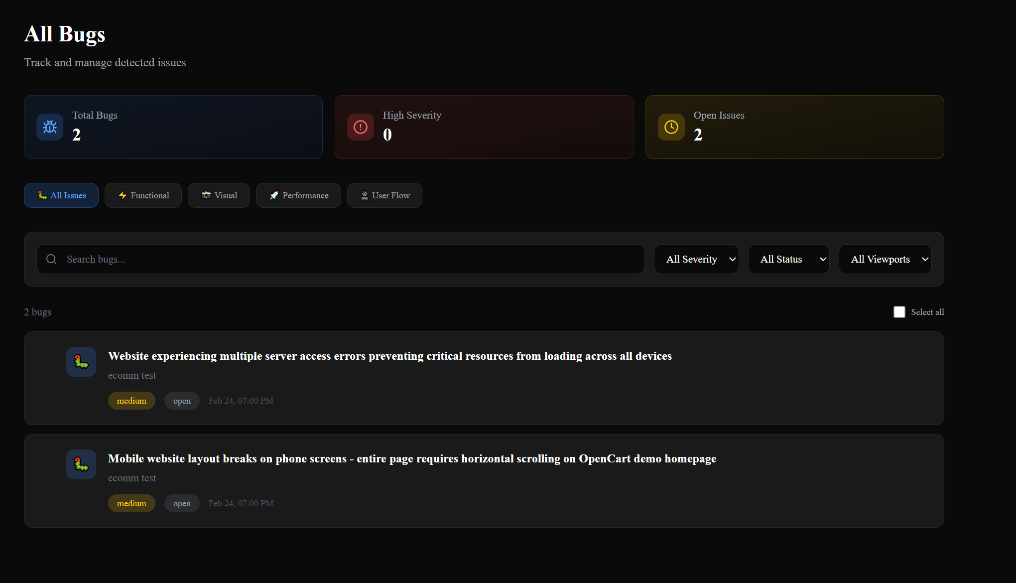 BugSense gallery image