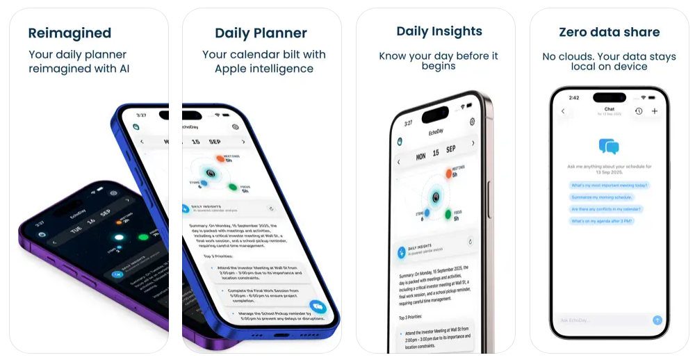Média En échange - Planificateur quotidien avant-configuration avec IA à disvise 1