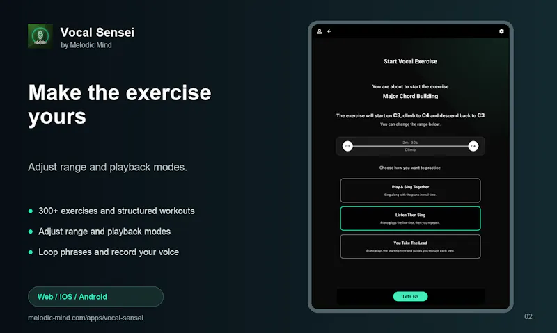 Vocal Sensei screenshot 2