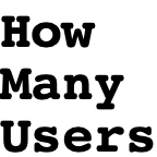 HowManyUsers