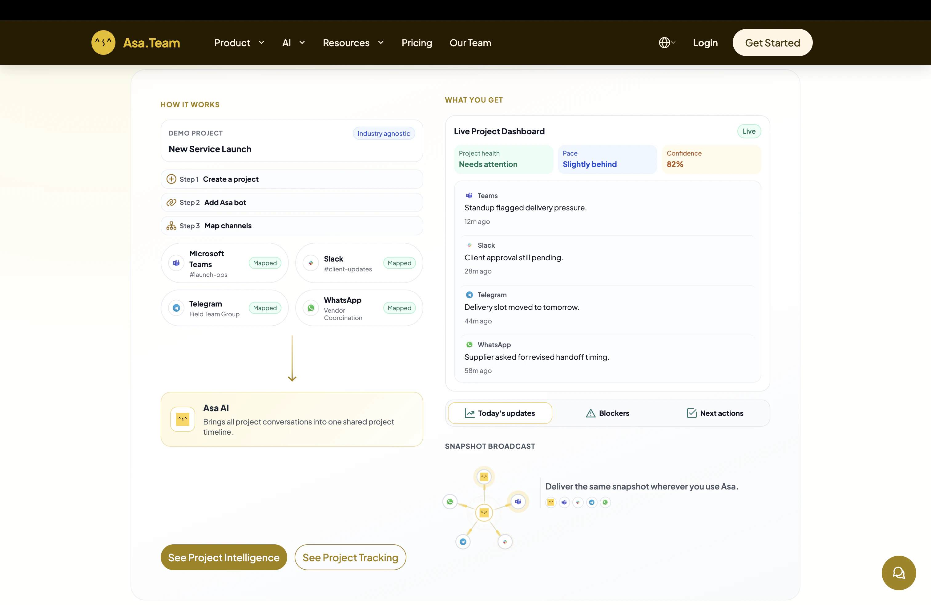Asa.Team - Project Intelligence screenshot 2