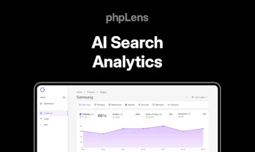 phpLens - AI Search Analytics gallery image