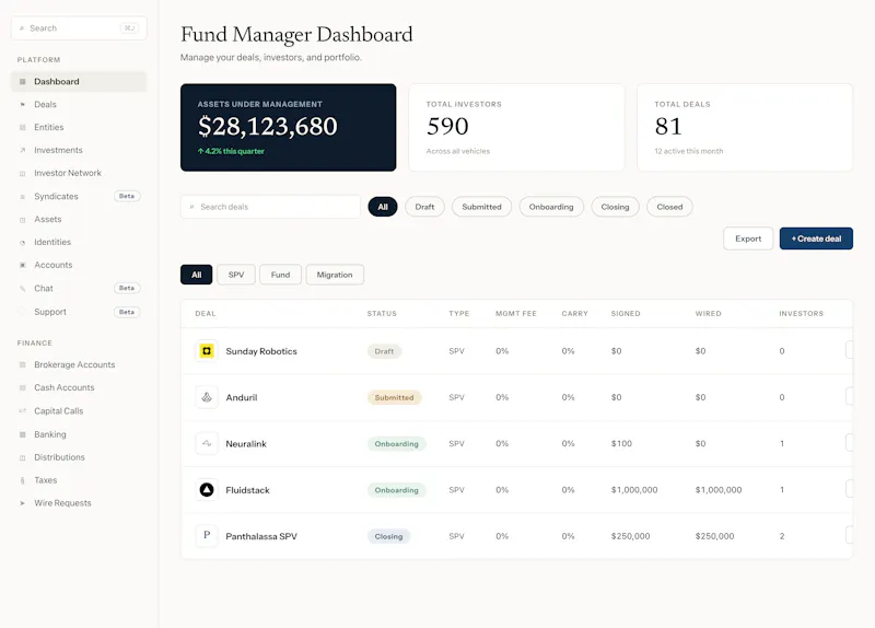 Allocations screenshot 2