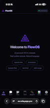 Project Aquarius — FlowOS Desktop gallery image