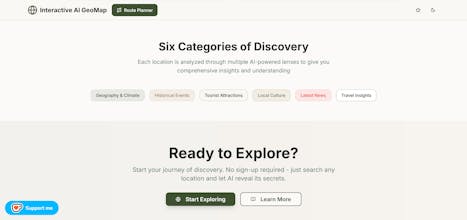 Interactive AI GeoMap gallery image