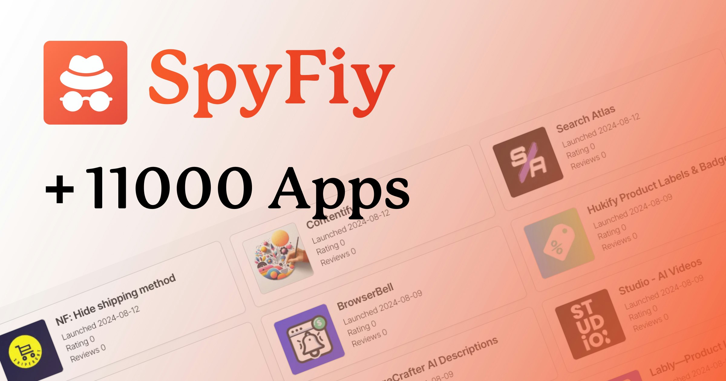 Spyfiy - Advanced Shopify App Store 11000 앱 미디어 1