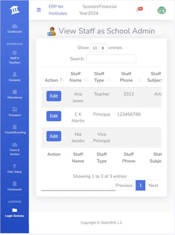 Free School Management System gallery image