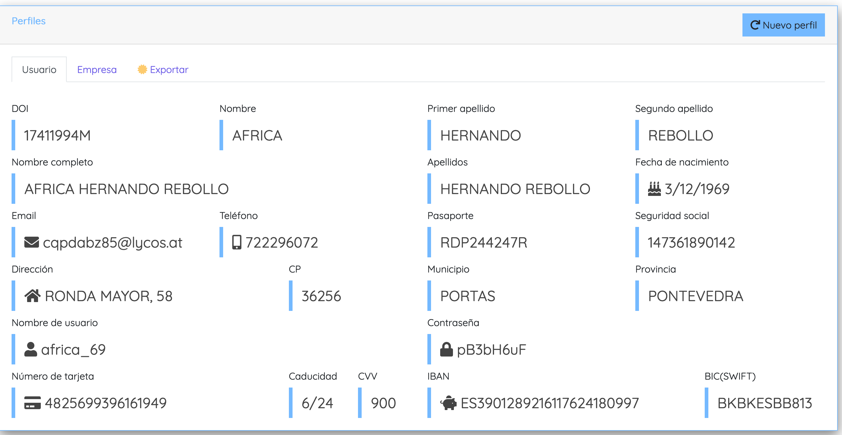 Generador de datos aleatorios gallery image