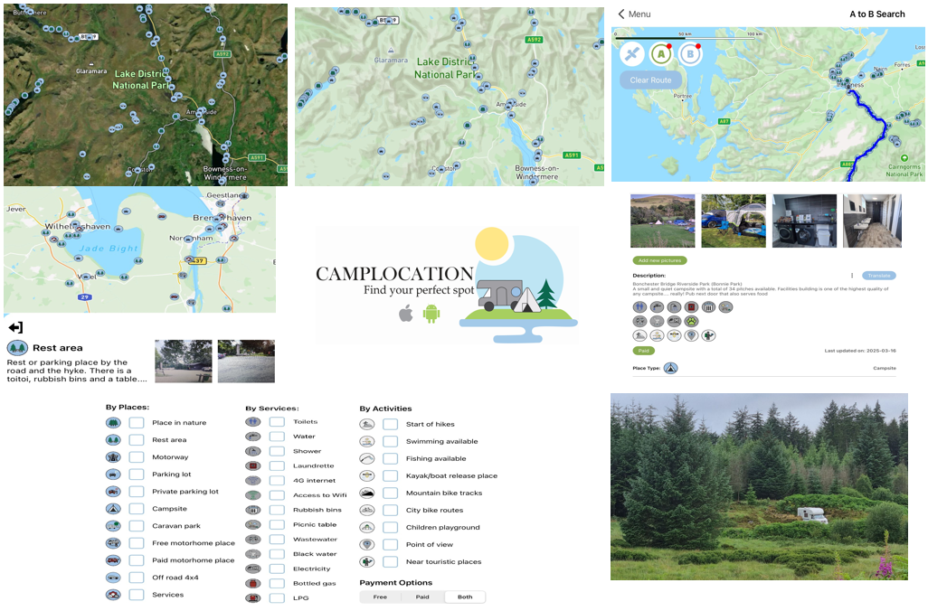 Camplocation app gallery image