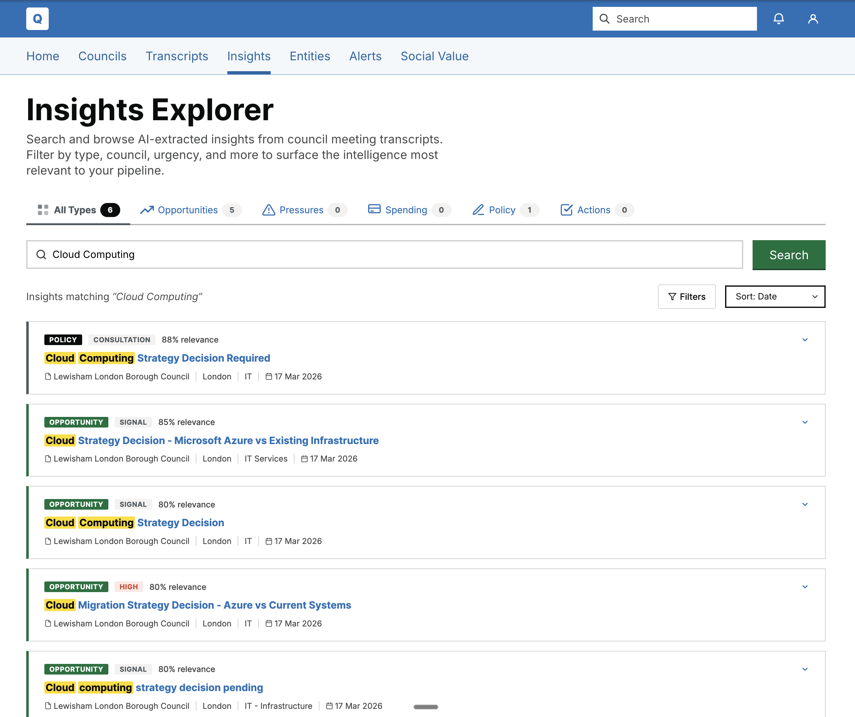 QuorumInsight gallery image