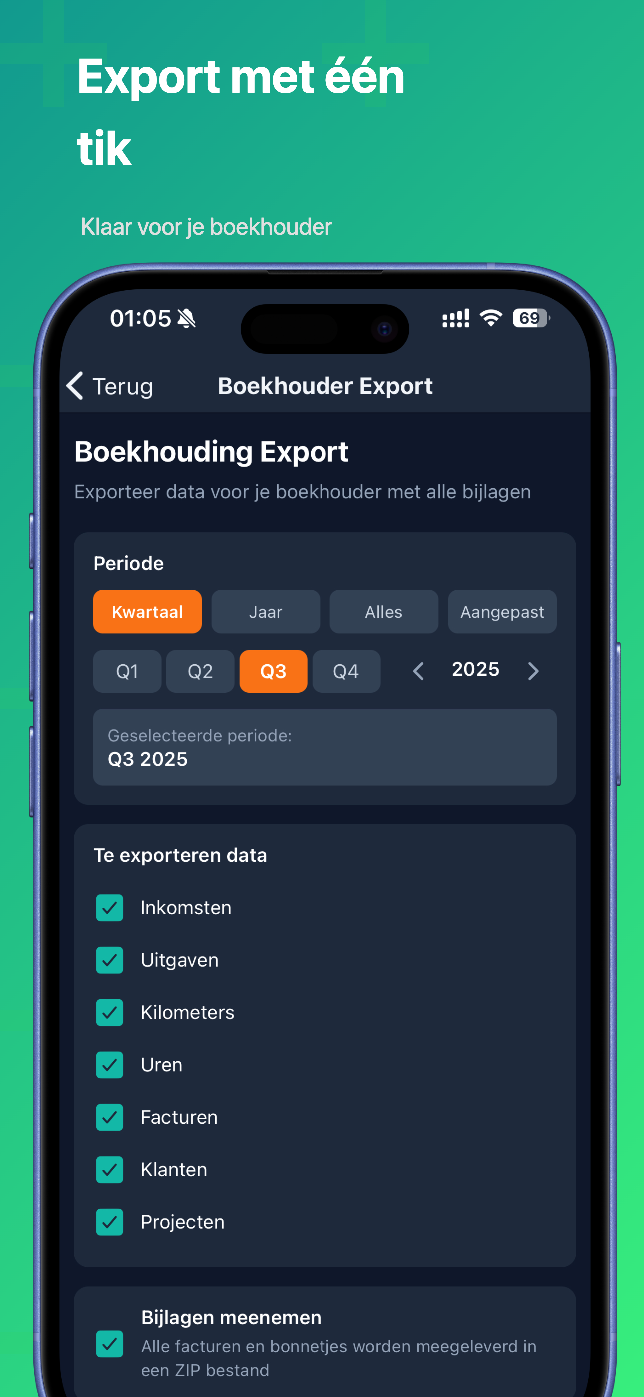 ZZP Pulse - Admin for Dutch Freelancers gallery image