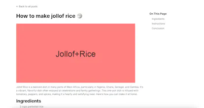OpenBlog - Simple blogging for devs gallery image